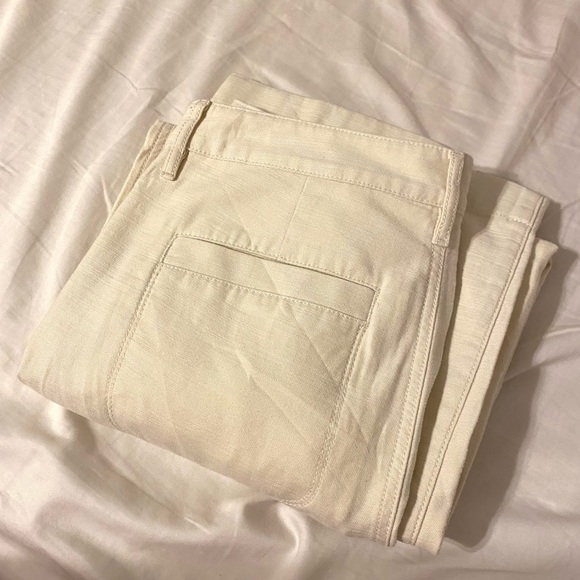NWT J Crew Cream Colored Pants Size 6 - Picture 5 of 5